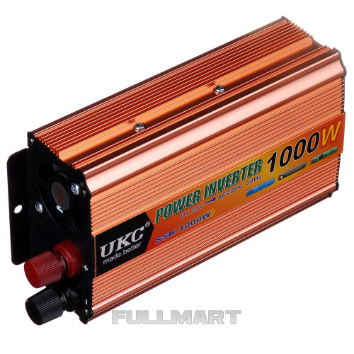 Инвертор-преобразователь UKC POWER с 12 на 220 вольт 1000W (14003)