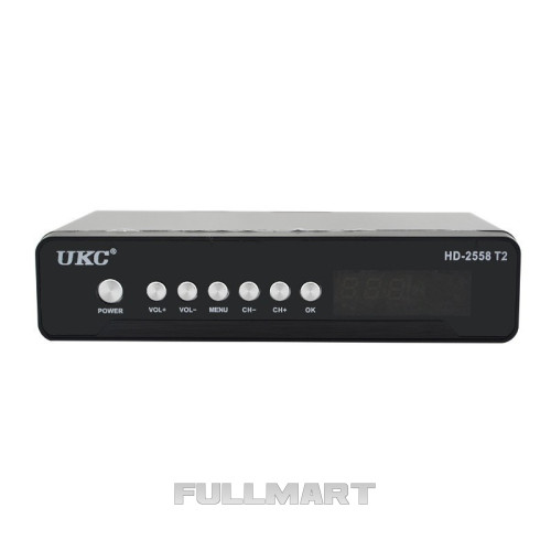Тюнер цифровой UKC DVB-T2 2558 METAL (gr_008093)