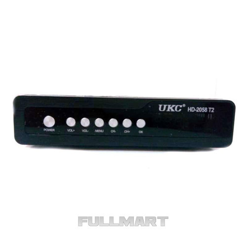Тюнер Т2 UKC DVB-T2 2058 Metal Черный (008163)