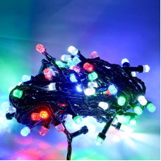 Светодиодная гирлянда кристал двухцветная лампа 100LED 9м Микс
