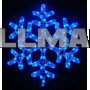 Гирлянда LED снежинка 40 см