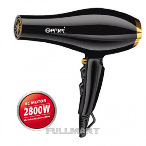 Профессиональный мощный фен для волос Gemei GM-1765 2800W