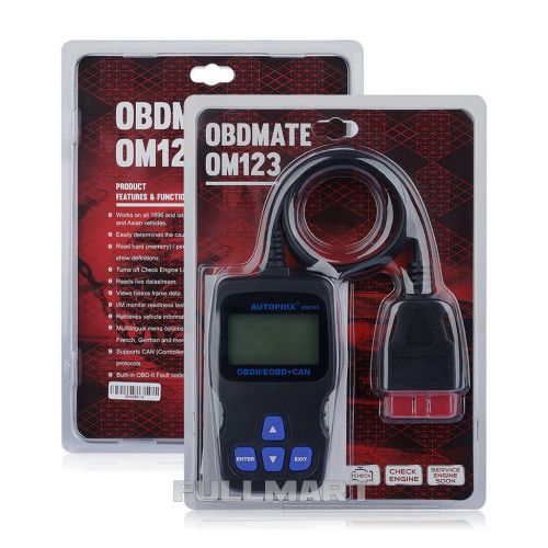 Диагностический сканер OBD Autophix OBDMATE OM123 | автосканер | диагностика автомобиля