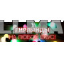 Светодиодная гирлянда точка большая 100LED 9м Микс