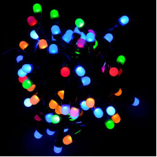Светодиодная гирлянда точка большая 100LED 9м Микс