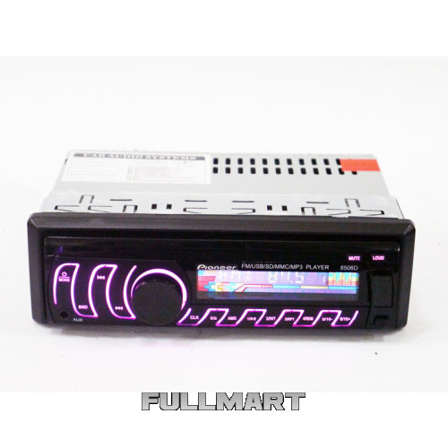 Автомагнитола 1DIN MP3-8506D RGB/Съемная | Автомобильная магнитола | RGB панель + пульт управления