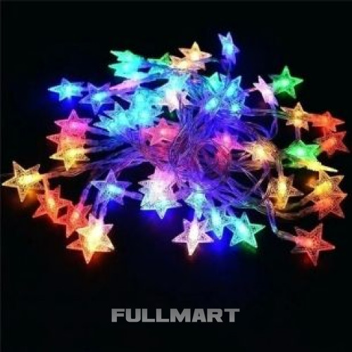 Гирлянда, фигурки звёзды , 5 м, 20 Led