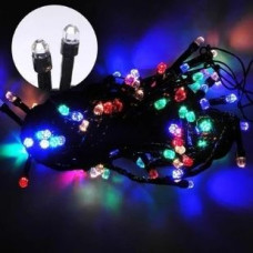 Новогодняя гирлянда Кристал 100,200,300,400,500 LED Черный провод
