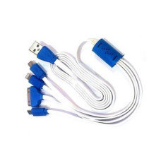 Универсальная зарядка USB Micro+Mini+iPhone4+iPhone5 4в1