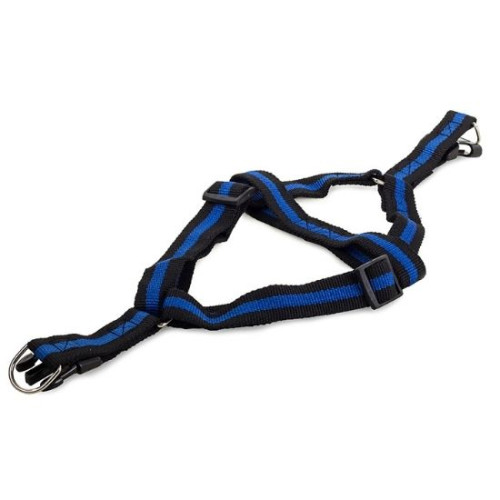 Поводок с ремнями шлейки для собак и кошек синий