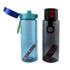 Бутылочка для воды в чехле c силиконовой крышкой и дозатором MUSE