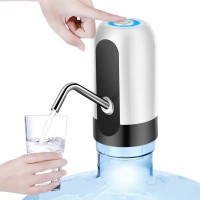 Автоматическая помпа Chargin Pump на бутыль для воды и напитков диспенсер на аккумуляторе Черно-белый