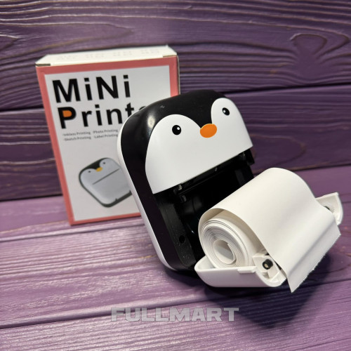 Детский термопринтер TOY G M05 PENGUIN черный