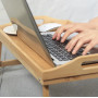 Складаний бамбуковий столик для сніданку на ліжко з функцією для ноутбука Ruhhy 25052