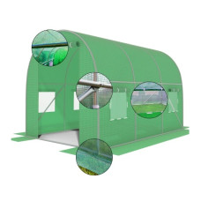 Теплица садовая пленка садовый туннель Funfit Garden размеры 3x2x2 м