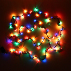 Светодиодная гирлянда нить (100,200,300,400,500 led), RGB 8 режимов свечения