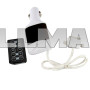Трансмитер FM MOD. CM I19A, FM-модулятор с зарядкой  для телефона от прикуривателя и от сети