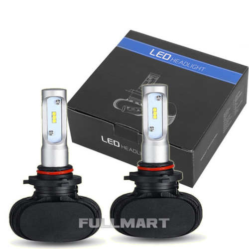 Комплект LED ламп HeadLight S1 H7 6000K 4000lm с радиатором CG02