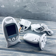 Видеоняня Baby Monitor VB - 601 на аккумуляторах с двусторонней связью, мелодиями и термометром CG01