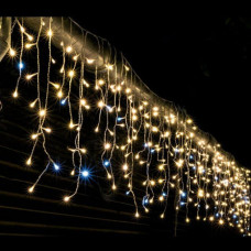 Новогодние гирлянды. Гирлянда бахрома улица120LED 4м,сосульки 30/50/70см 