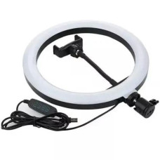 Кольцевая LED лампа XD-260 USB 26см
