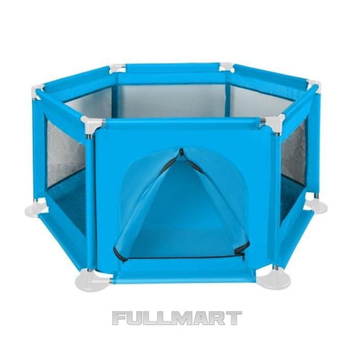 Манеж дитячий Malatec 125 × 65 см блакитний 8494