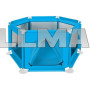 Манеж дитячий Malatec 125 × 65 см блакитний 8494