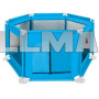 Манеж дитячий Malatec 125 × 65 см блакитний 8494