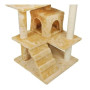Когтеточка домик для кошек 133 см бежевый 2952