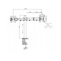 Настольное крепление для двух мониторов 10-27