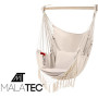 Крісло гамак підвісне з подушкою бежевий 18182