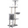 Когтеточка домик деревянный Funfit Home&Office серый 1808 138 см