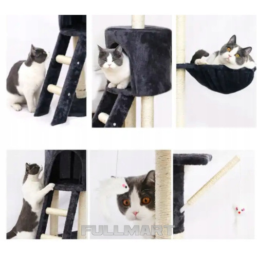 Когтеточка домик кровать Homeek 138 см