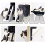 Когтеточка домик кровать Homeek 138 см