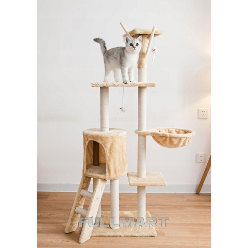 Когтеточка домик кровать Pet HOBBY 138см 1610A