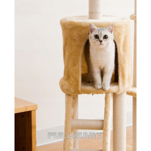 Когтеточка домик кровать Pet HOBBY 138см 1610A