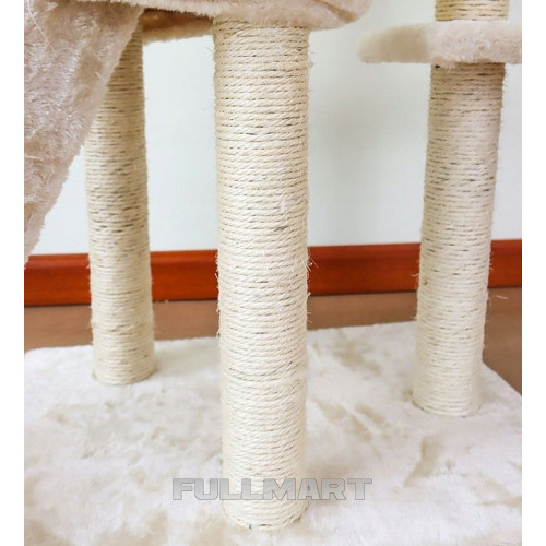 Когтеточка домик кровать Pet HOBBY 138см 1610A