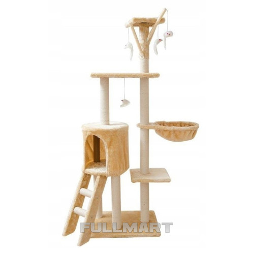 Когтеточка домик кровать Pet HOBBY 138см 1610A