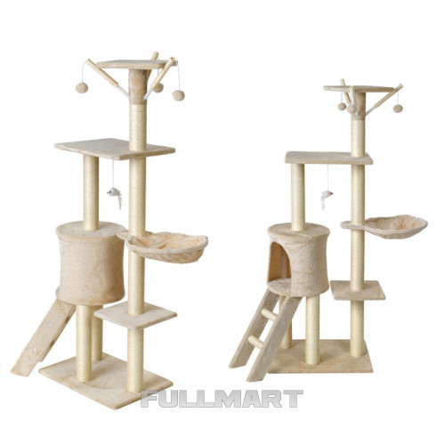 Когтеточка домик кровать Pet HOBBY 138см 1610A