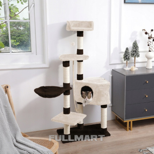Когтеточка для кошек коричневая 145 см ХОМ-02850