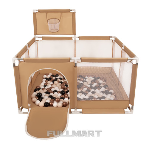 Манеж для детей - баскетбол 25х125х105/100 KK-100X-02-RED 200шаров