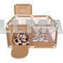 Манеж для детей - баскетбол 25х125х105/100 KK-100X-02-RED 200шаров
