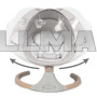 Електричне крісло-гойдалка Kidwell 2в1 LUXI Light