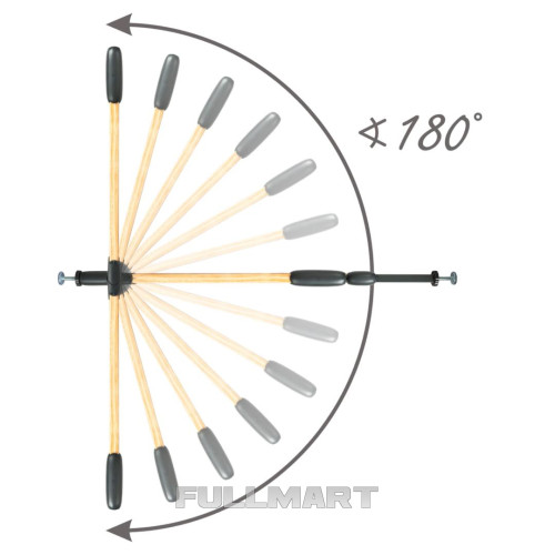 Ворота безопасности на лесницу Kidwell Trasti 74-105 cm