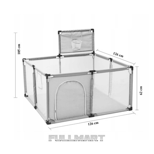 Дитячий манеж Сухий басейн 125 x 125 см