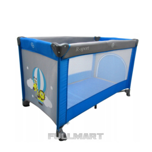 Детская кроватка складная манеж R-SPORT BED K1 синий