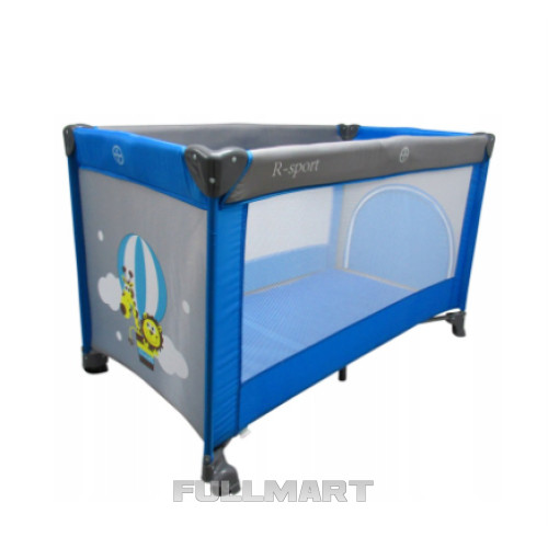 Детская кроватка складная манеж R-SPORT BED K1 синий