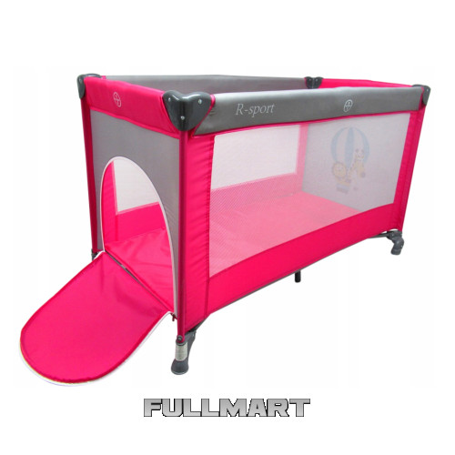 Детская кроватка складная манеж R-SPORT BED K1 розовый