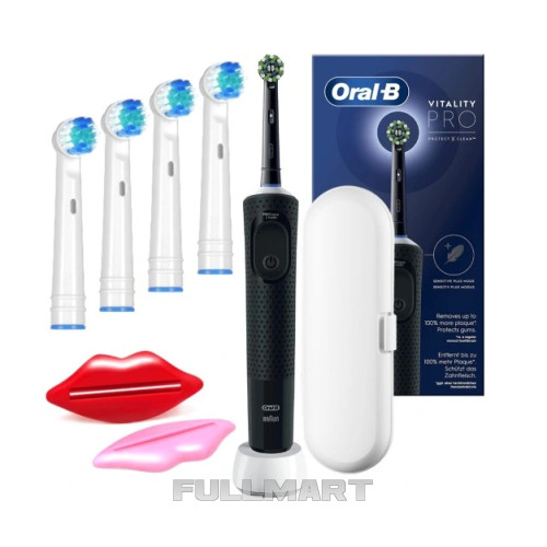 Електрична зубна щітка Oral-B Vitality PRO Protect X Clea D103 + 4 насадок