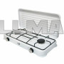 Настольная газовая плита Starlux SGS-6002 на 2 конфорки с крышкой